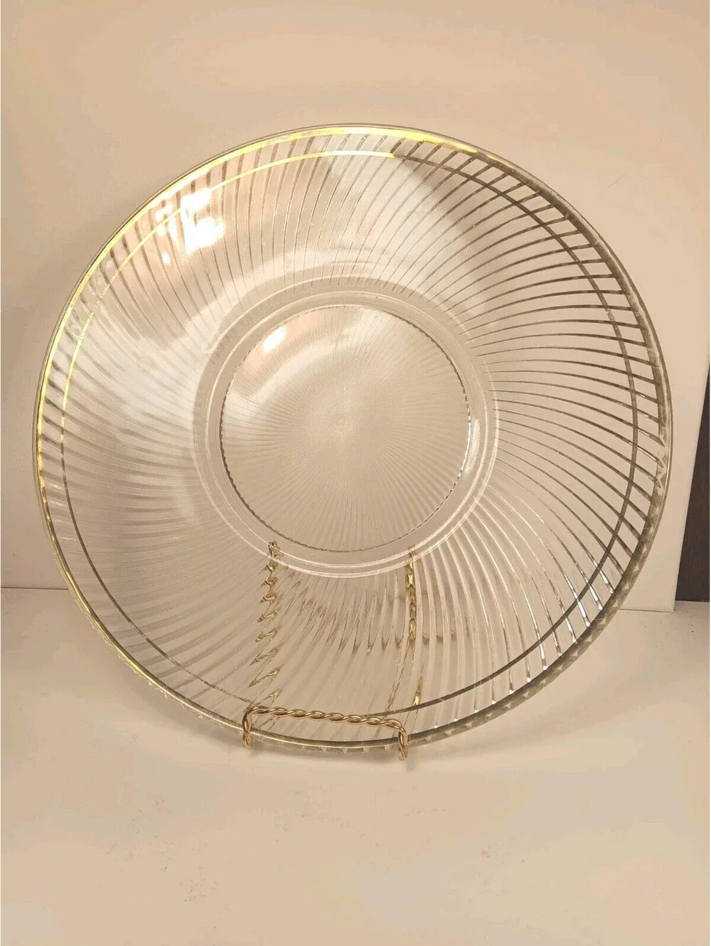 Vintage Federal Glass Diana Pattern 11.5